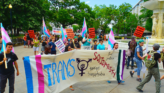 Photo of trans rights demonstration