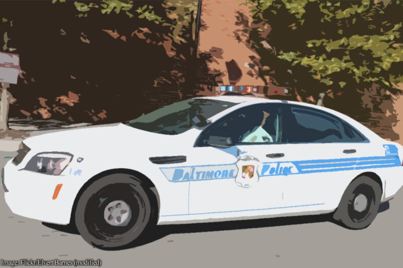 Photo of Baltimore police car
