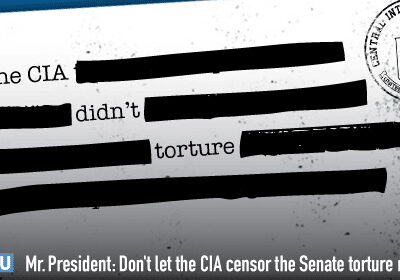 The CIA Doesn't Torture