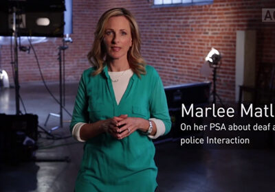 Marlee Matlin on her PSA about deaf and police interaction