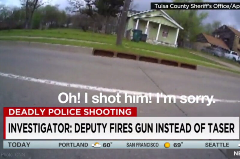 [VIDEO SCREENSHOT] Deadly Police Shooting: "Oh! I shot him! I'm sorry."