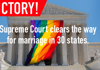 Marriage for Same-Sex Couples in 30 States – With More to Come