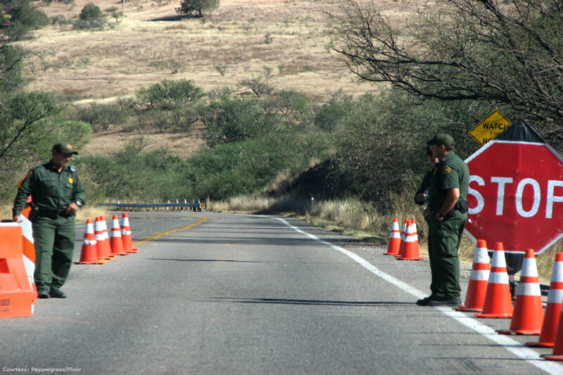 Border Patrol Checkpoint, Santa Cruz County, Arizona