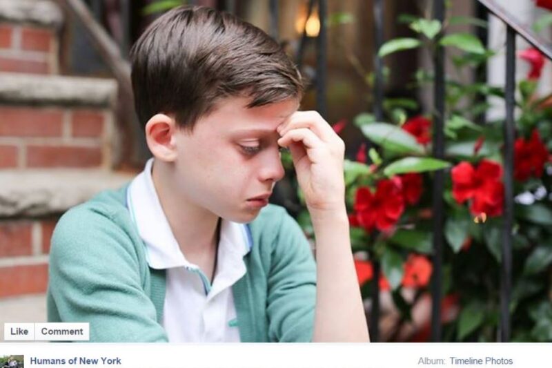Humans of New York Facebook Post