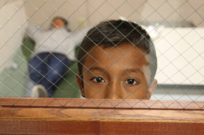 CBP Processing Unaccompanied Children. Photo: US Customs and Border Patrol
