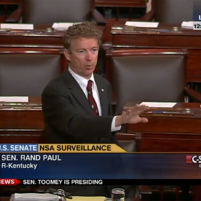 Senator Rand Paul filibuster against the Patriot Act