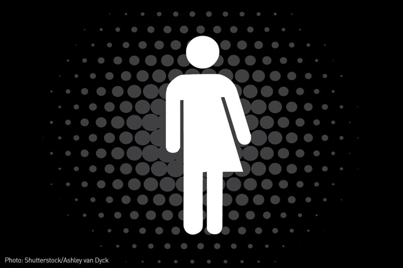 Trans* Bathroom Sign
