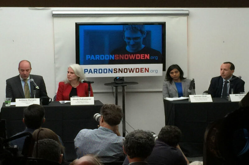Pardon Snowden Presser