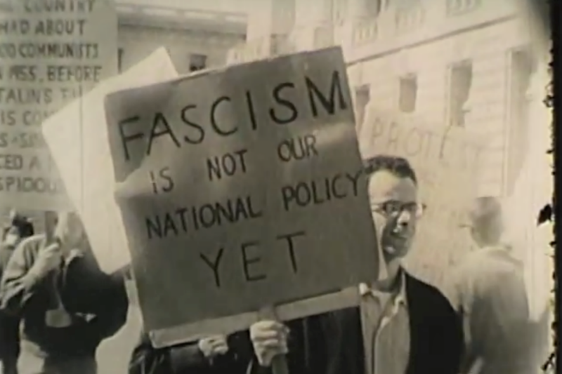 Fascism is not our national policy yet.