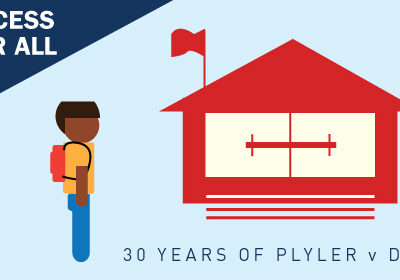 30 Years of Plyler v Doe graphic
