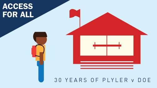 30 Years of Plyler v Doe graphic