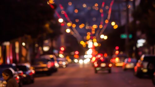 Blurry Street by Thomas Hawk