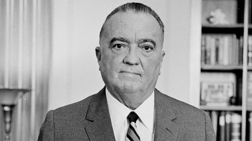 J. Edgar Hoover, 1961, photo by Marion S. Trikosko from LOC/wikipedia