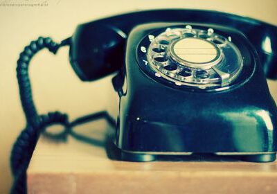 Telephone by Vincent AF via Flickr