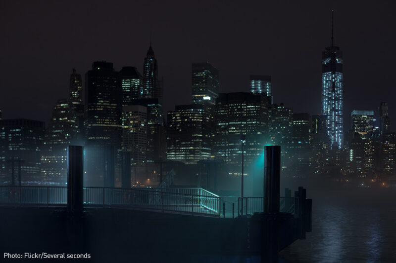 Creepy NYC Skyline