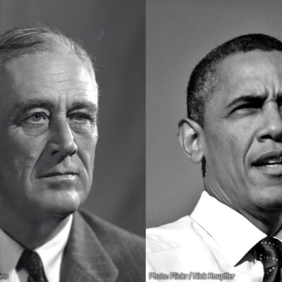 Presidents Obama and FDR