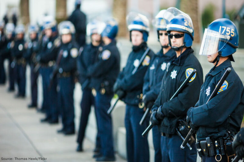 San Francisco Police at Occupy San Francisco