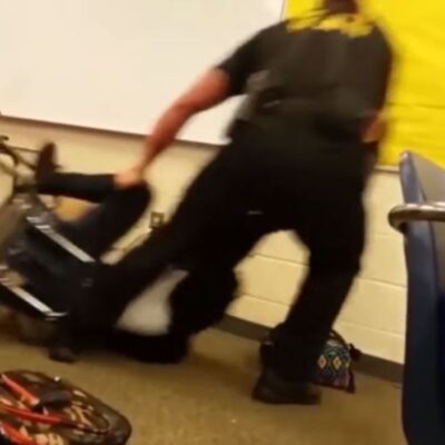 Police officer dragging child in SC classroom