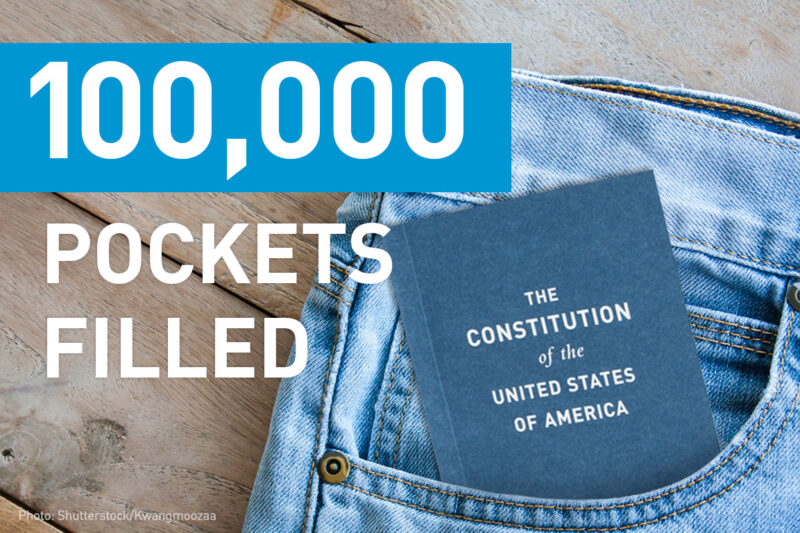 100,000 Pockets Filled