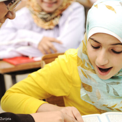 Student wearing hijab