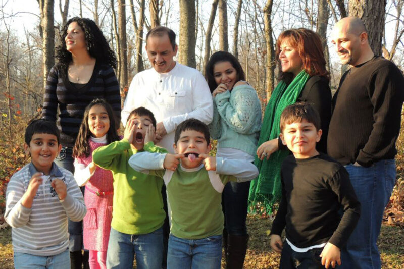 Maysoon Khatib and her family