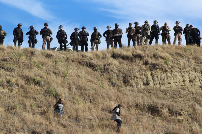 Police at Standing Rock