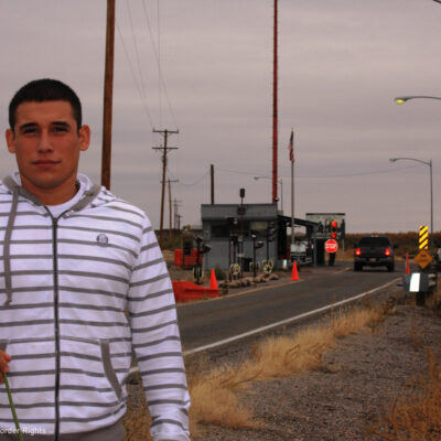 Jorge Hatch at Border Checkpoint