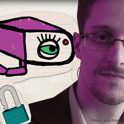 Edward Snowden illustration video