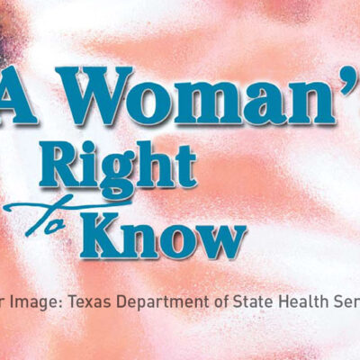 A Woman's Right to Know