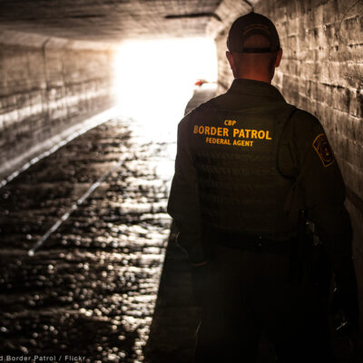 Border Patrol Officer Tunnel