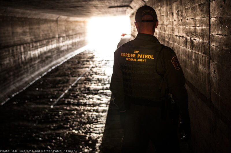 Border Patrol Officer Tunnel