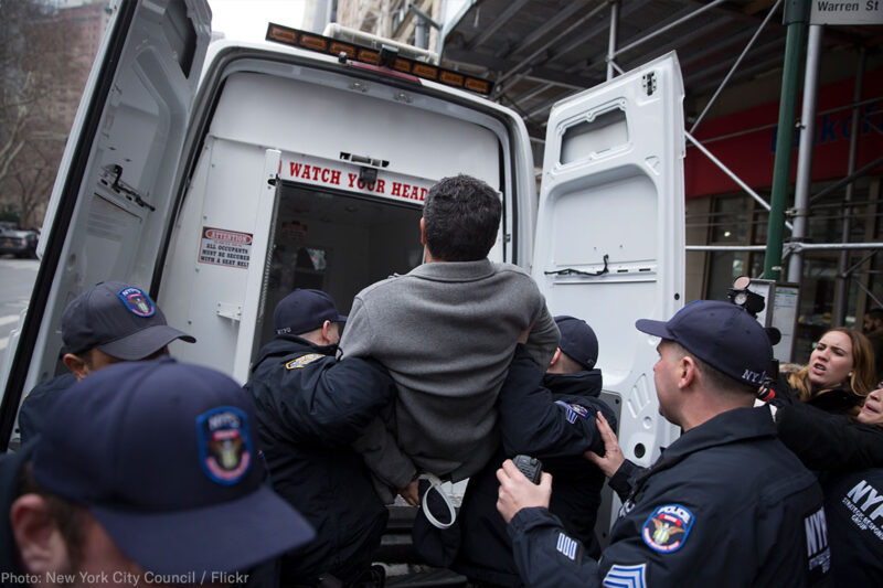 Immigration Protest Arrest