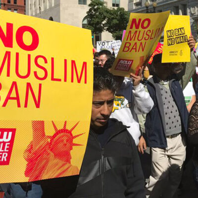 Muslim Ban 3 demonstration