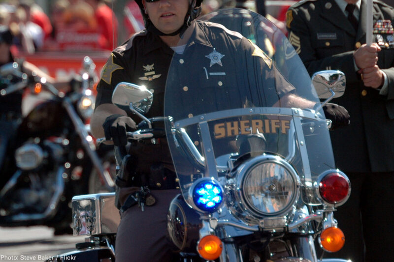 Sheriff on Bike