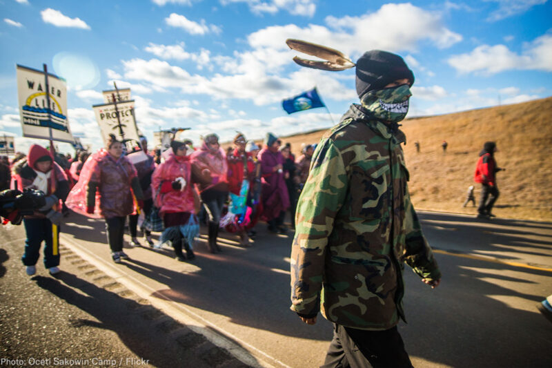 Water Protectors at Standing Rock
