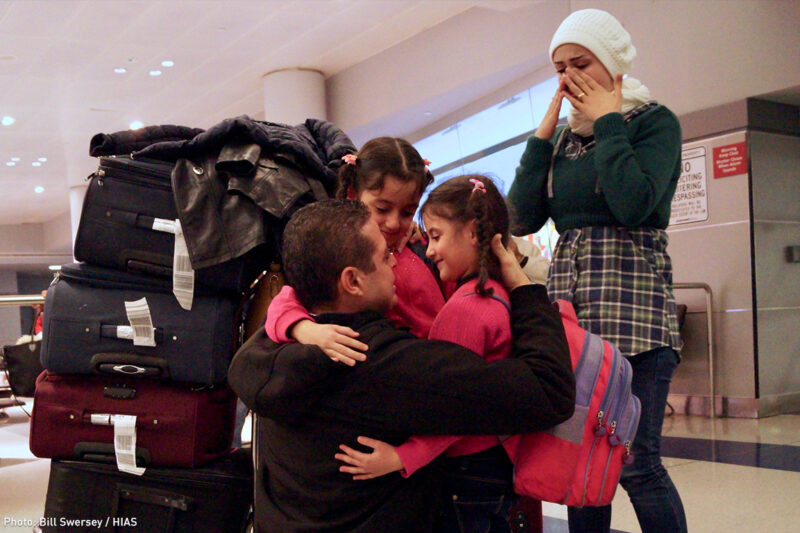Syrian Refugee Family at JFK