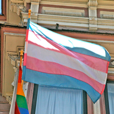 Trans Flag Building