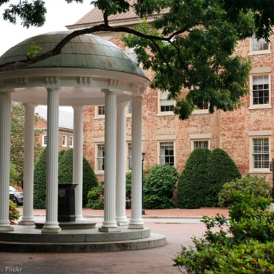 UNC Old Well on campus