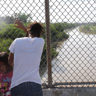 Mother and Daughter at the Border