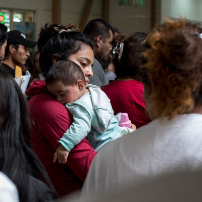 Mother with her Child - Family Separation