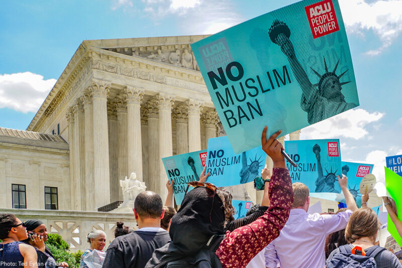 Muslim Ban Protest at the Supreme Court