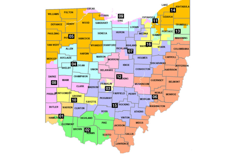 Ohio Congressional Map