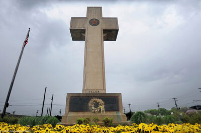 World War I memorial cross in Bladensburg, Md.