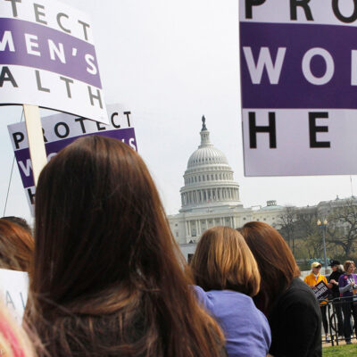 Protect Women's Health Demonstration at Capitol