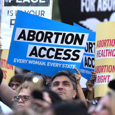 Abortion rights protesters