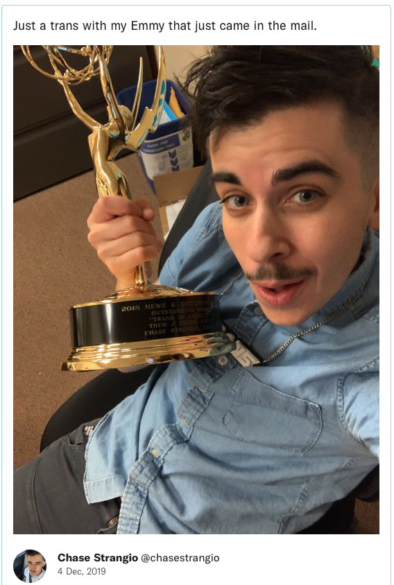 Just a trans with my Emmy that just came in the mail.
