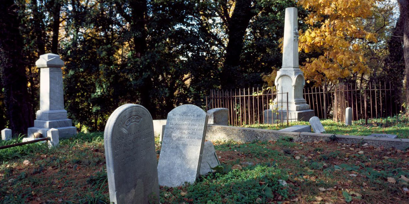 Slave cemetery in the Georgetown neighborhood, Washington, D.C.