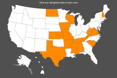 Map of voter ID restrictions by state