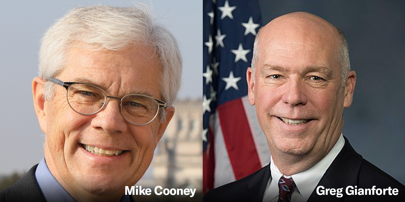 Mike Cooney (left) and Greg Gianforte (right) are the two candidates running for governor of Montana