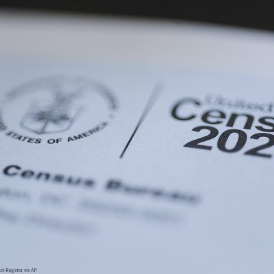 The cover of the US Census form